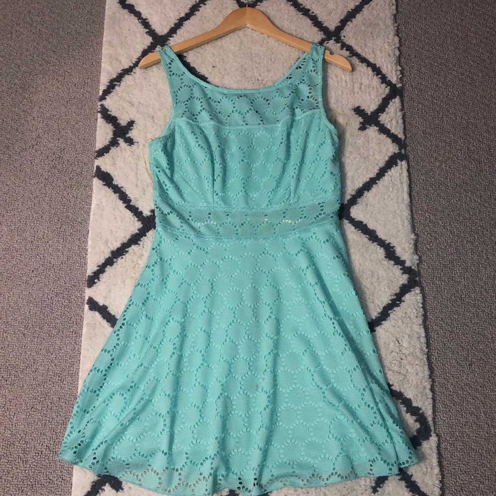 Sea foam Green Dress